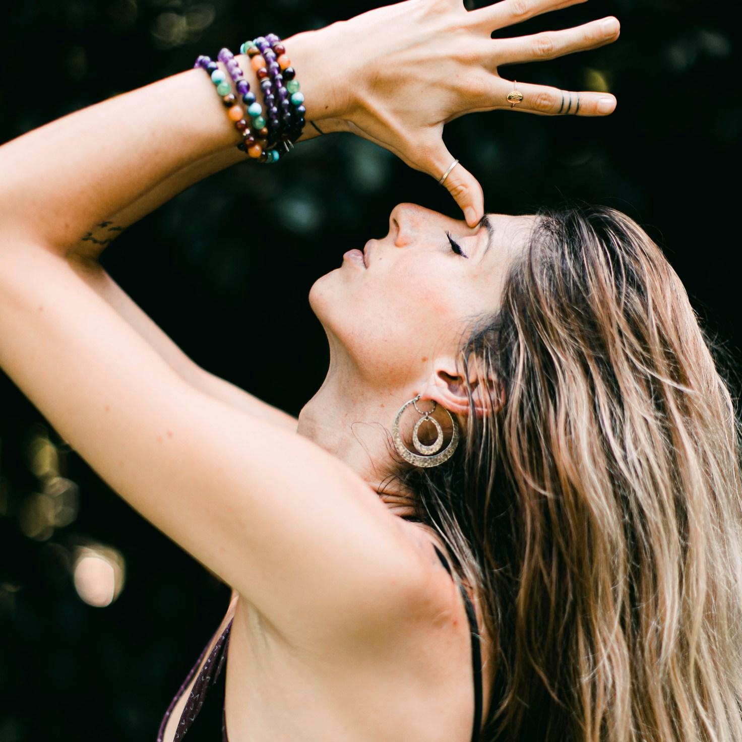 Meditation practice space with cushions arranged in circle
